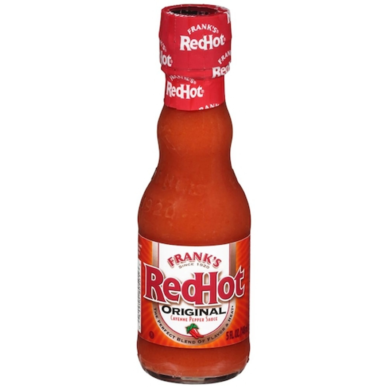 Franks Redhot Original Cayenne Pepper Hot Sauce, 5 Fluid Ounce, 24 Per Case