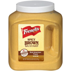French s Natural Spicy Brown Mustard, 105 Ounce, 4 Per Case