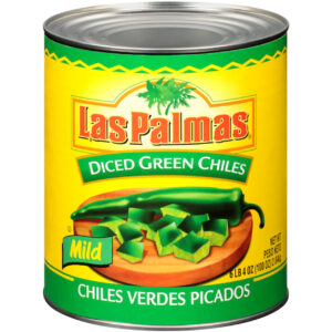 Las Palmas Green Diced Chiles, 100 Ounces, 6 Per Case