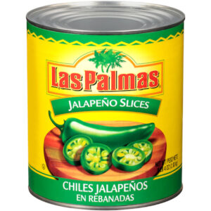 Las Palmas Sliced Jalapeno Peppers, 96 Ounces, 6 Per Case