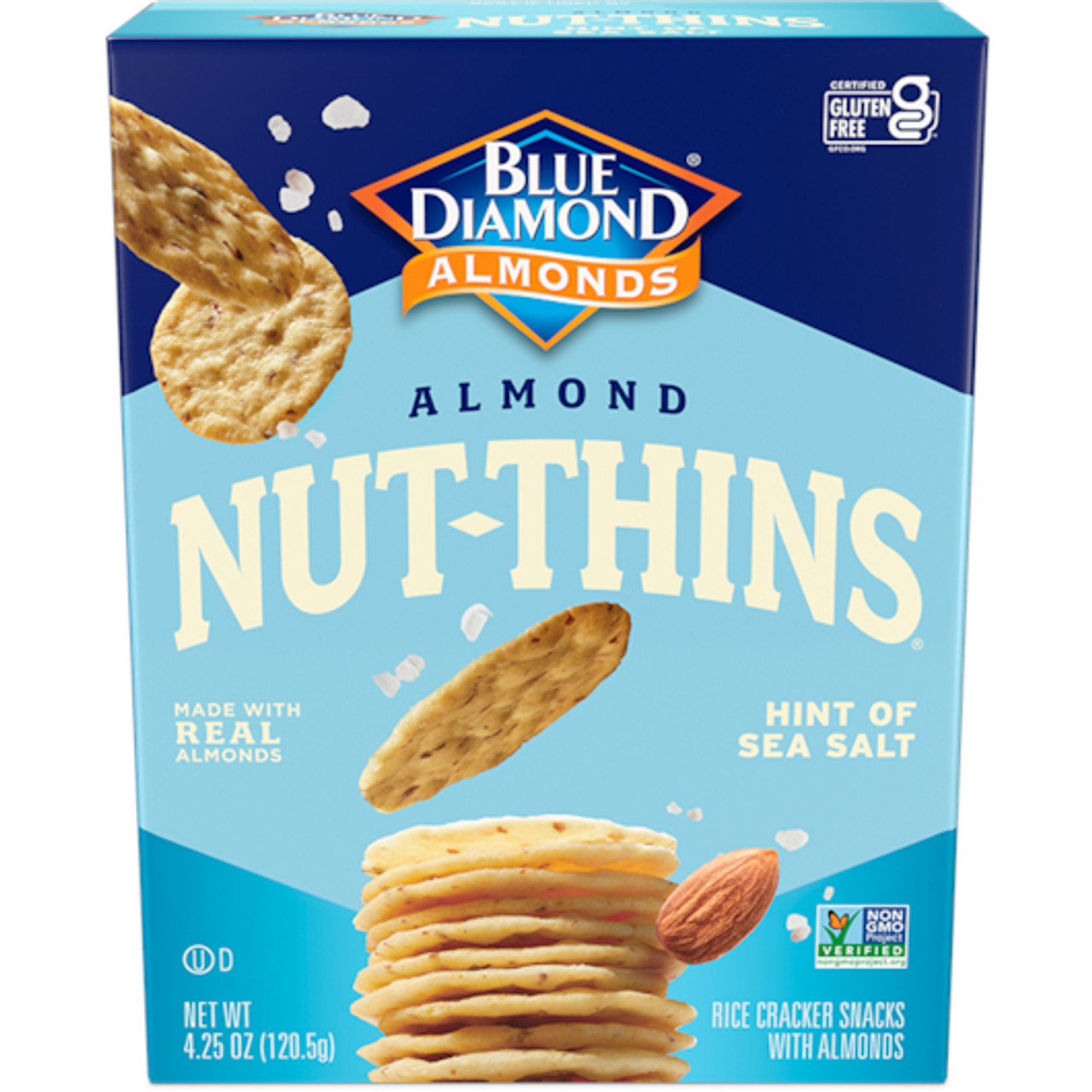 Blue Diamond Almonds Almonds Hint Of Salt Sea Low Sodium, 12 Each, 12 Per Case