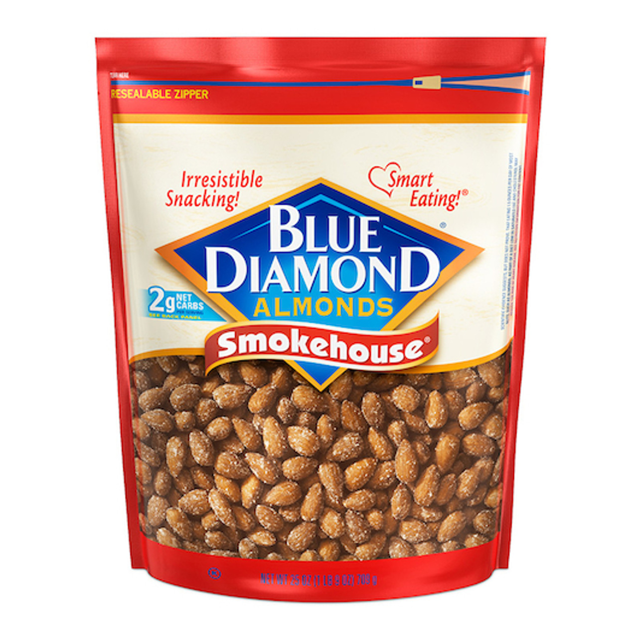 Blue Diamond Smokehouse Almonds, 25 Ounces, 6 Per Case