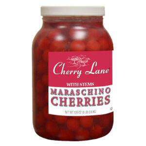 Cherry Lane Maraschino Cherry With Stem, 1 Gallon, 4 Per Case