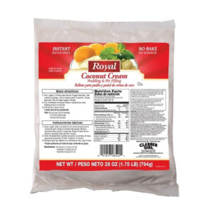 Royal Coconut Creme Flavored Instant Pudding Mix & Pie Filling, 28 Ounce, 12 Per Case