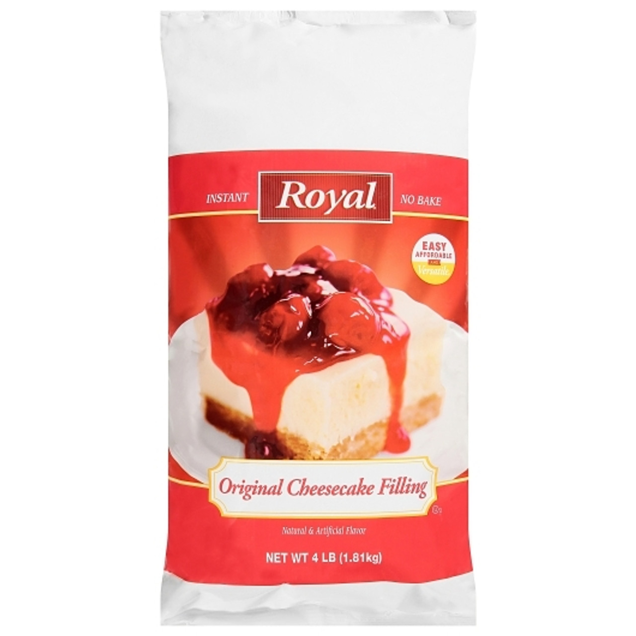Royal Instant Cheesecake Filling Bag, 4 Pounds, 6 Per Case