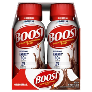 Boost Original Rich Chocolate Nutritional Drink, 8 Fluid Ounce, 6 Per Box, 4 Per Case