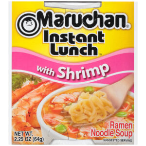 Maruchan Instant Shrimp Ramen Noodle Soup, 2.25 Ounces, 12 Per Case