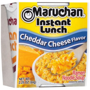 Maruchan Instant Cheddar Cheese Flavored Ramen Noodle Soup, 2.25 Ounces, 12 Per Case