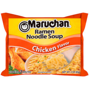Maruchan Instant Chicken Flavored Ramen Noodle Soup, 3 Ounce, 24 Per Case