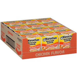 Maruchan Instant Chicken Flavored Ramen Noodle Soup, 2.25 Ounce, 12 Per Case