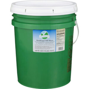 Bay Valley Hamburger Pickle Slice, 5 Gallon, 1 Per Case