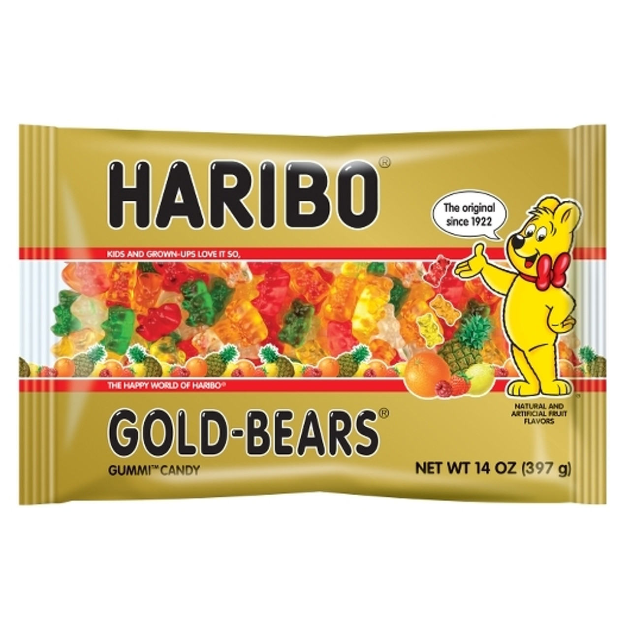 Haribo Goldbears Gummy Candy, 14 Ounce, 12 Per Case