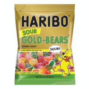 Haribo Goldbears Sour Gummy Bears Gummy Bears, 4.5 Ounce, 12 Per Case