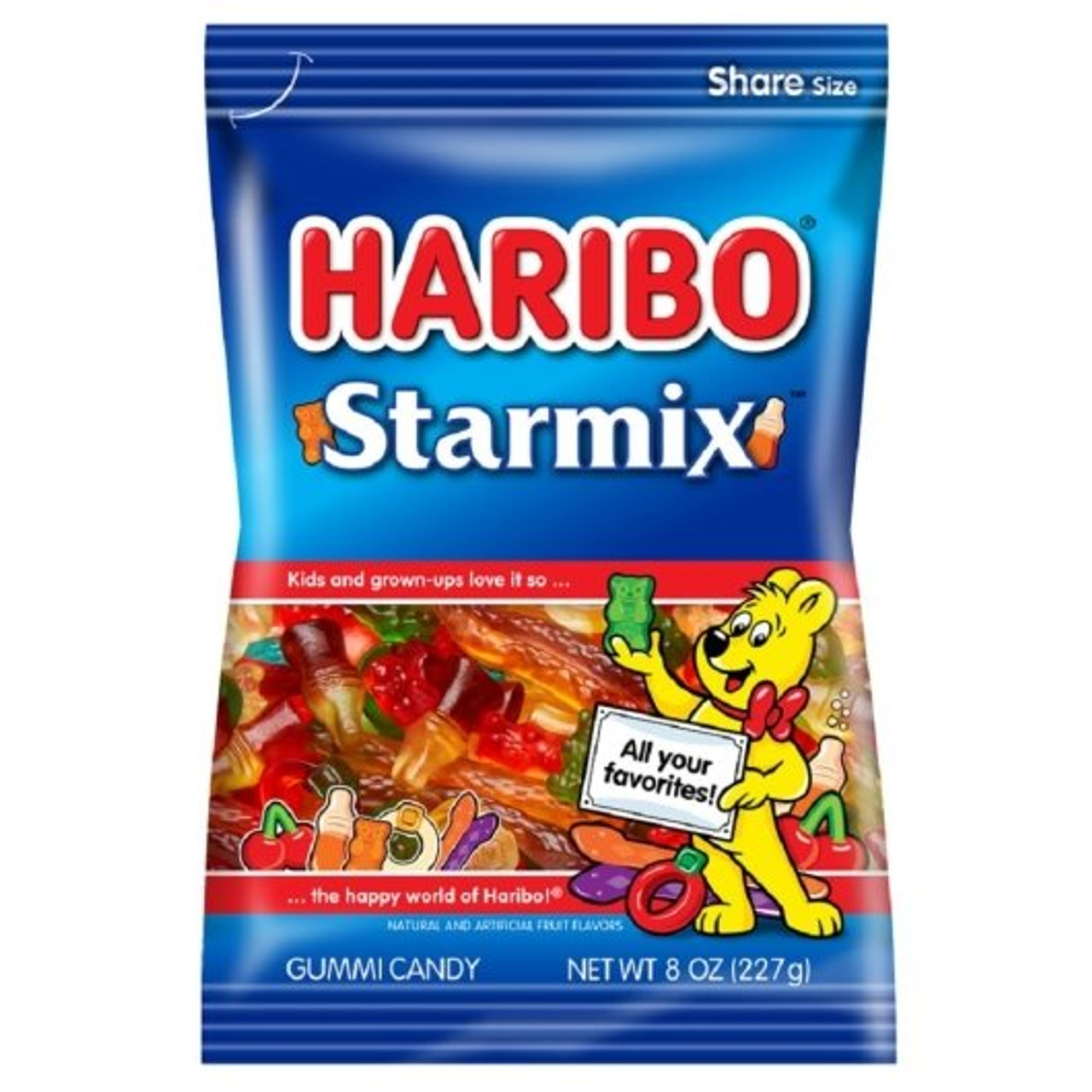 Haribo Confectionery Starmix Gummy Candy, 8 Ounce, 10 Per Case