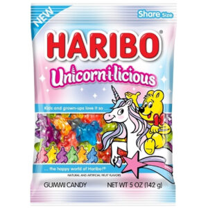 Haribo Unicorn-I-Licious, 5 Ounce, 12 Per Case