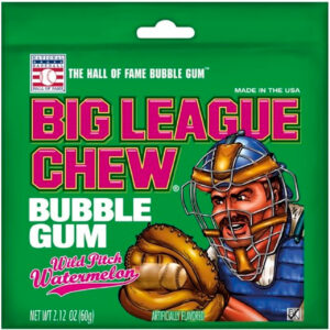 Big League Chew Watermelon Gum, 2.12 Ounce, 108 Per Case