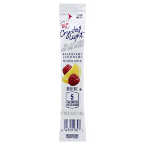 Crystal Light On The Go Raspberry Lemonade Beverage Mix, 0.1 Ounce, 120 Per Case