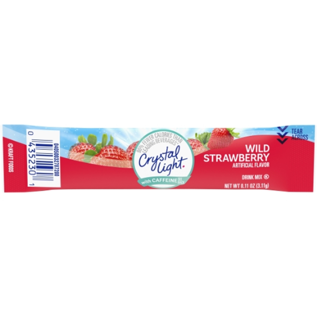 Crystal Light Wild Strawberry On-The-Go Drink Mix, 0.11 Ounces, 120 Per Case