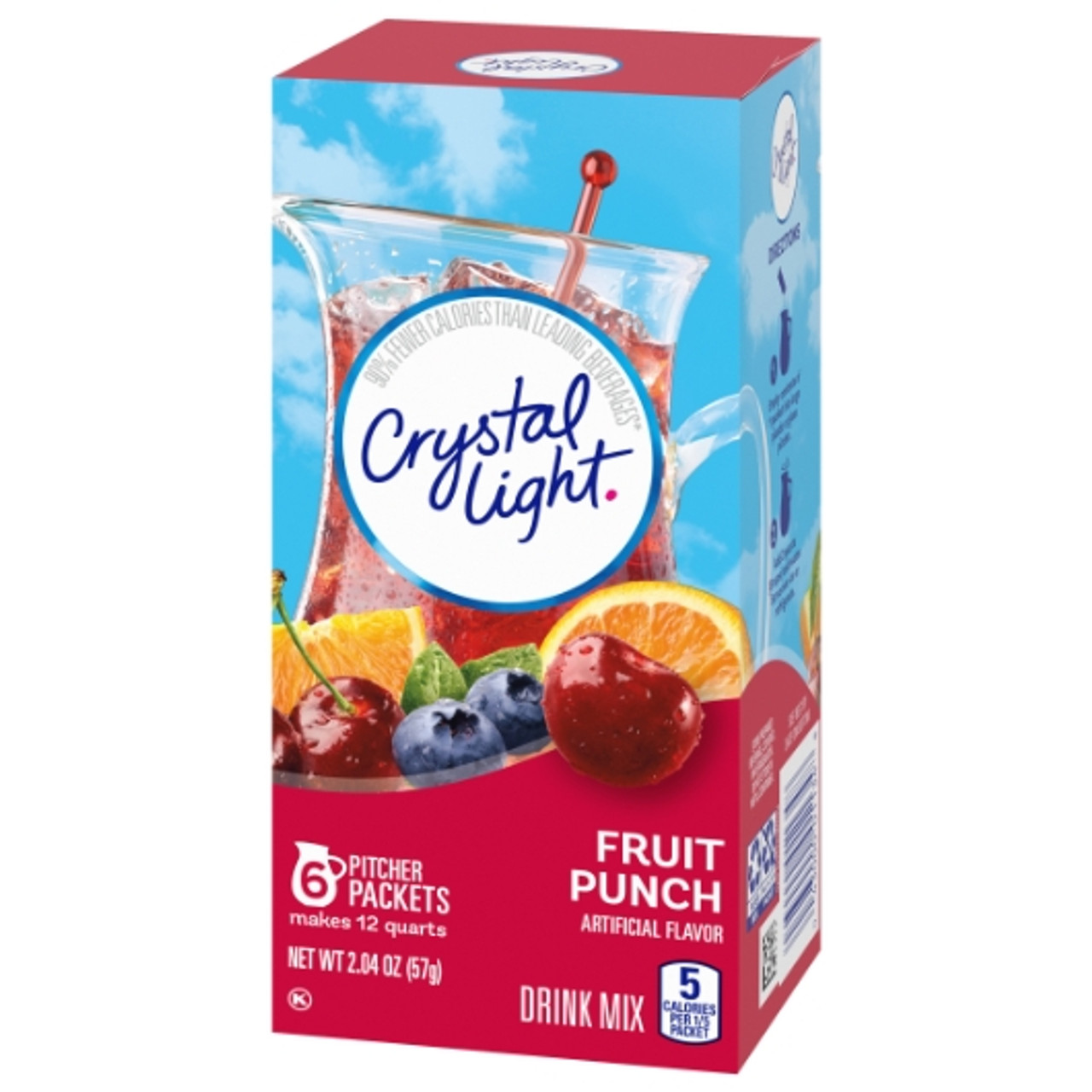 Crystal Light Fruit Punch Drink Mix, 2.04 Ounces, 12 Per Case