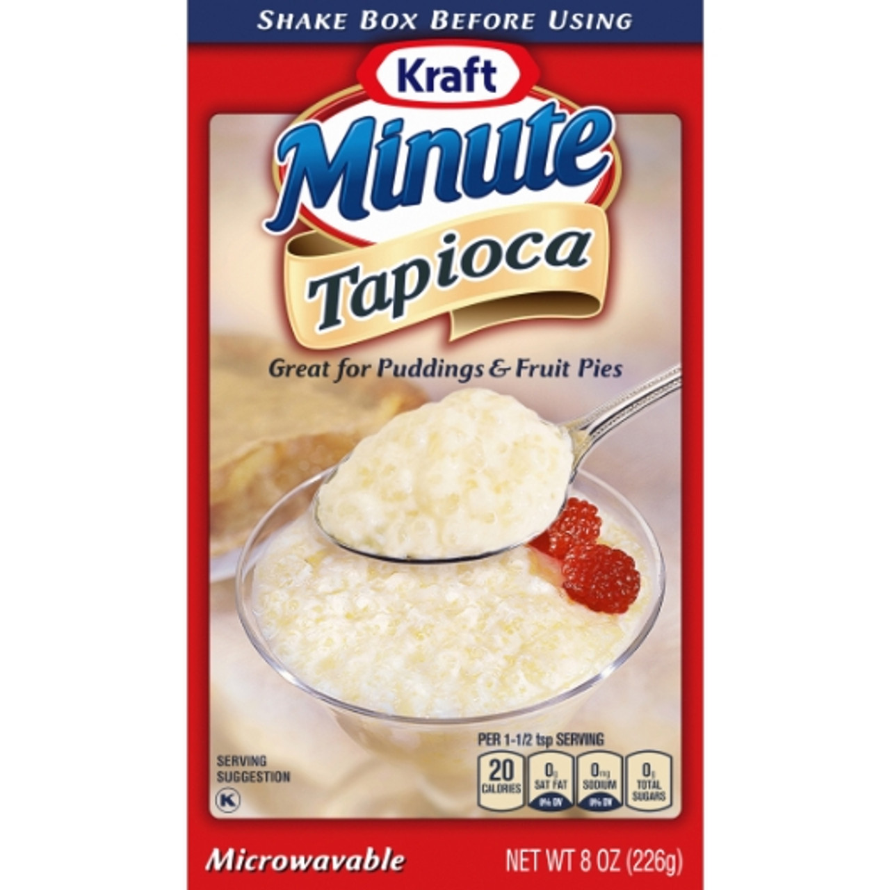 Minute Tapioca Instant Pudding Mix, 8 Ounce, 12 Per Case