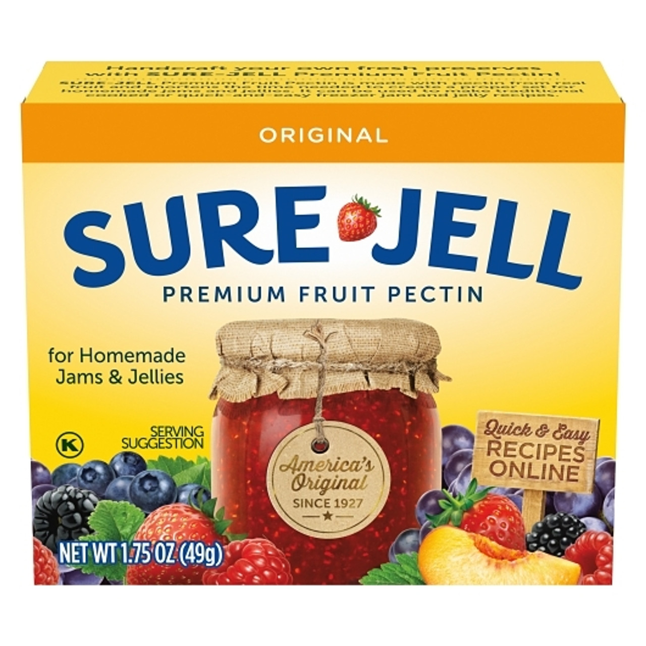 Sure-Jell Gelatin Pectin, 1.75 Ounces, 24 Per Case
