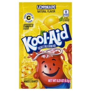 Kool-Aid Lemonade Beverage, 0.23 Ounces, 192 Per Case