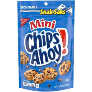 Chips Ahoy Mini Snack, 8 Ounce, 12 Per Case