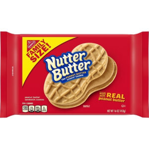 Nutter Butter Sandwich Cookies, 16 Ounces, 12 Per Case