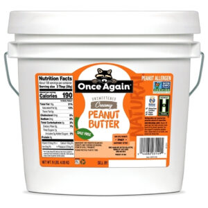 Once Again Nut Butter Natural Smooth No Salt Peanut Butter, 9 Pounds