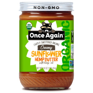 Once Again Nut Butter Organic Sunflower With Hemp Oil, 16 Ounces, 6 Per Case