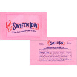 Sweet N Low Sweetener Promotional Pak, 3000 Count, 3000 Per Case