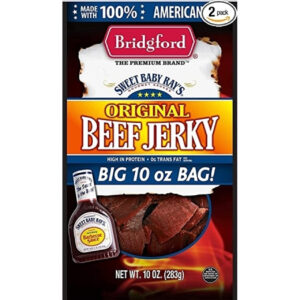 Bridgford Sweet Baby Rays Original Jerky, 10 Ounce, 8 Per Case