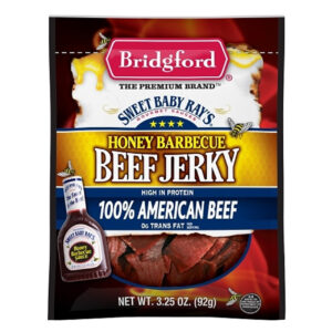 Bridgford Sweet Baby Rays 4 Flavor of 3.25 Ounce Beef Jerky, 24 Count, 1 Per Case