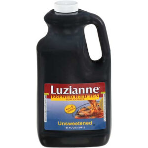 Luzianne Unsweetened Fresh Brew Iced Tea, 64 Ounces, 1 Per Box, 6 Per Case