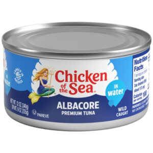 Chicken Of The Sea Solid Albacore Tuna In Water, 12 Ounces, 24 Per Case