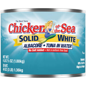 Chicken Of The Sea Low Sodium Solid Albacore Tuna In Water, 66.5 Ounce, 6 Per Case