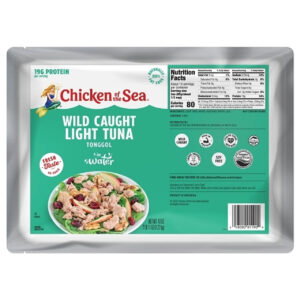 Chicken Of The Sea Tonggol Light Tuna Pouch, 43 Ounces, 6 Per Case