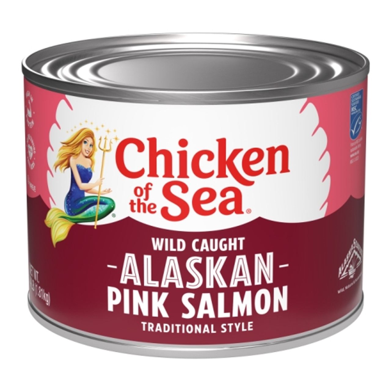 Chicken of the Sea Traditional Pink Salmon, 64 Ounces, 6 Per Case
