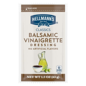 Hellmann s Classics Balsamic Portion Control Dressing Single Serve, 1.5 Ounce, 102 Per Case