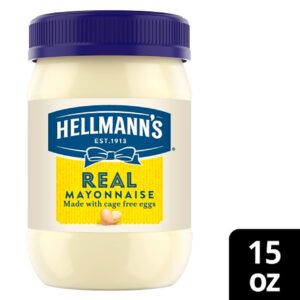 Hellmann s Real Mayonnaise Jar, 15 Fluid Ounce, 12 Per Case