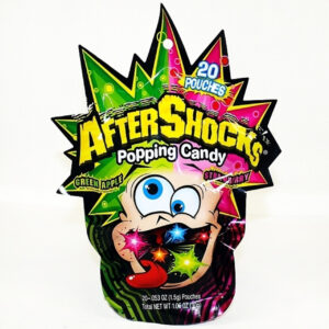 Aftershocks Popping Candy Peg Bag, 1.06 Ounce, 12 Per Box, 4 Per Case
