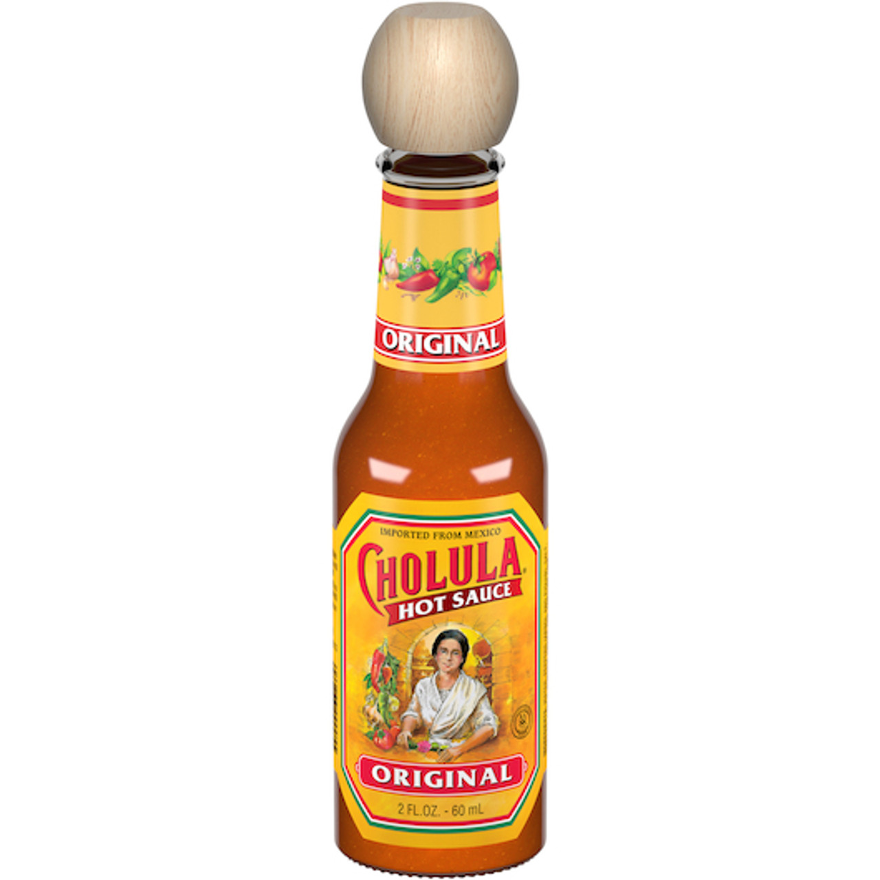 Cholula Original Hot Sauce Bottle, 2 Fluid Ounce, 12 Per Case