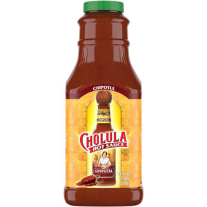 Cholula Chipotle Hot Sauce Bottle, 64 Fluid Ounce, 4 Per Case