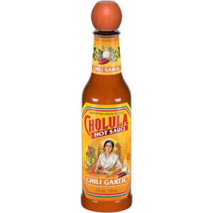 Cholula Chili Garlic Hot Sauce Bottle, 5 Fluid Ounce, 12 Per Case