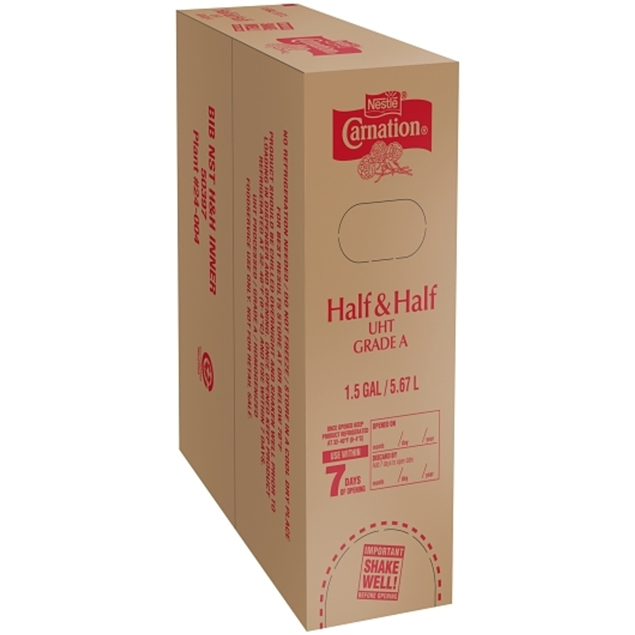 Carnation Half And Half Creamer, 1 Gallon, 3 Per Case