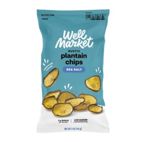 Well Market Sea Salt Plantain Scoops, 5 Ounce, 6 Per Case