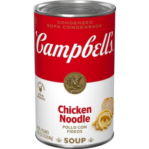 Campbell s Classic Chicken Noodle Condensed Shelf Stable Soup, 50 Ounces, 12 Per Case