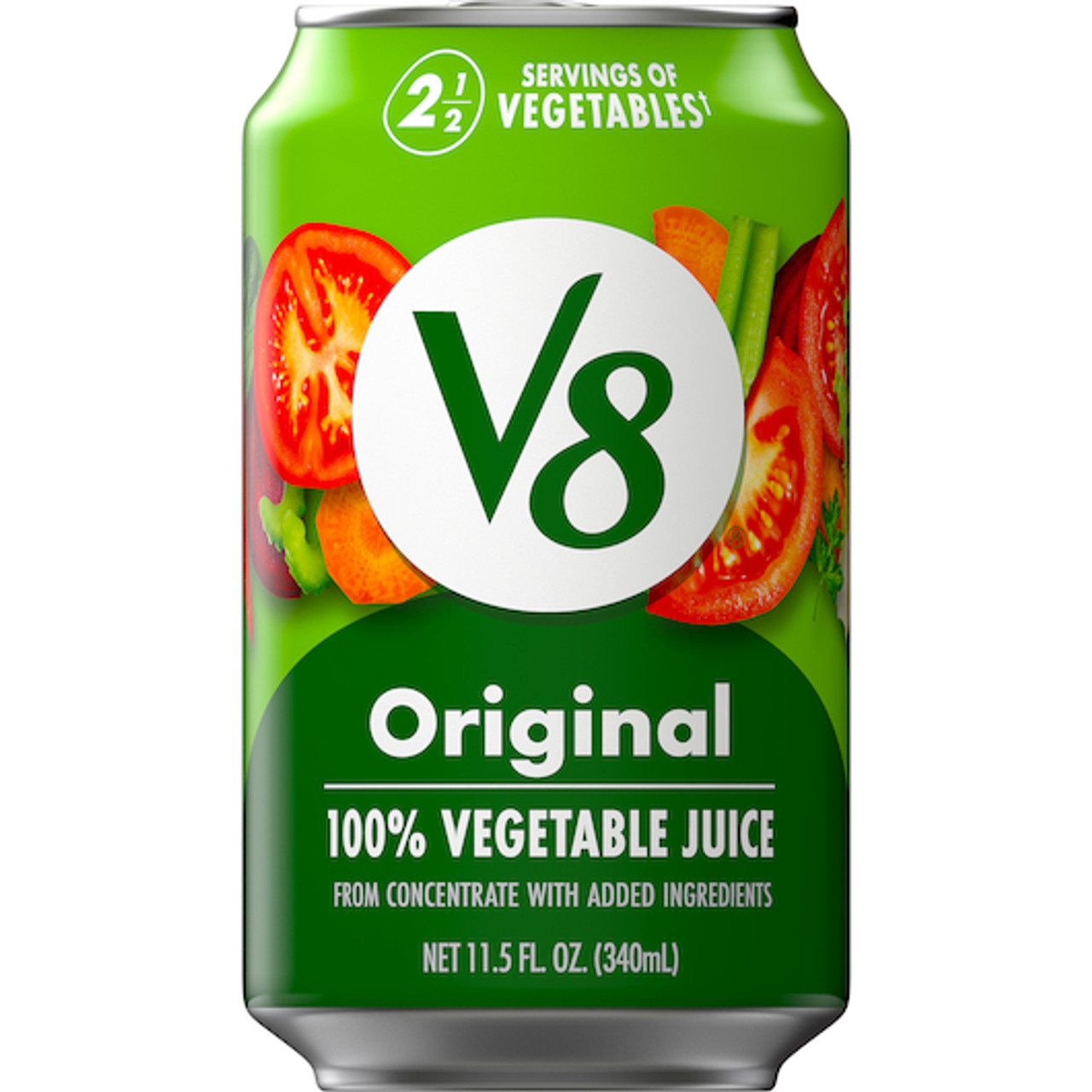 V8 Original Vegetable Juice Can, 11.5 Fluid Ounce, 24 Per Case