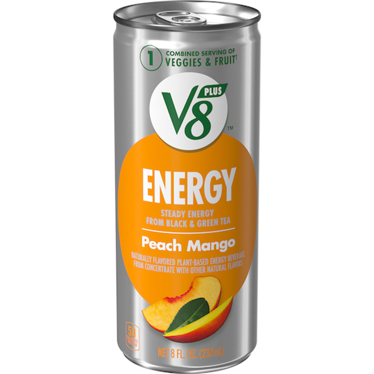 V8 Energy Peach Mango, 8 Fluid Ounces, 24 Per Case