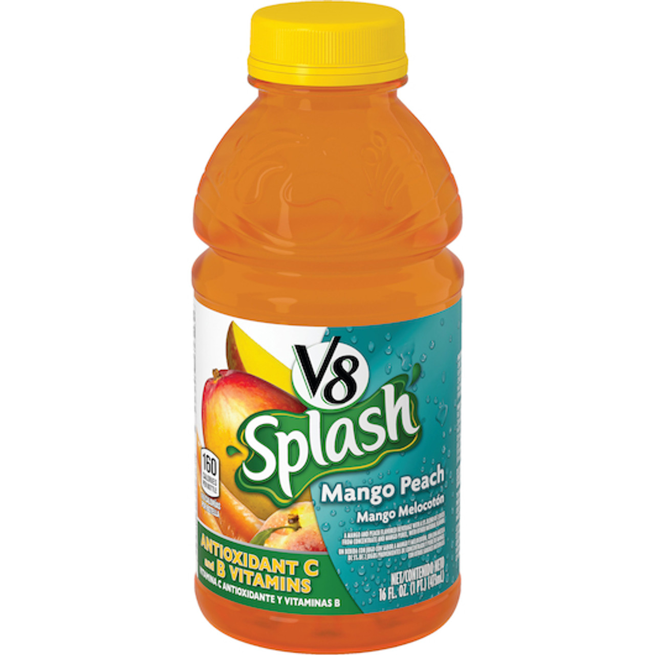V8 Mango Peach, 16 Fluid Ounces, 12 Per Case
